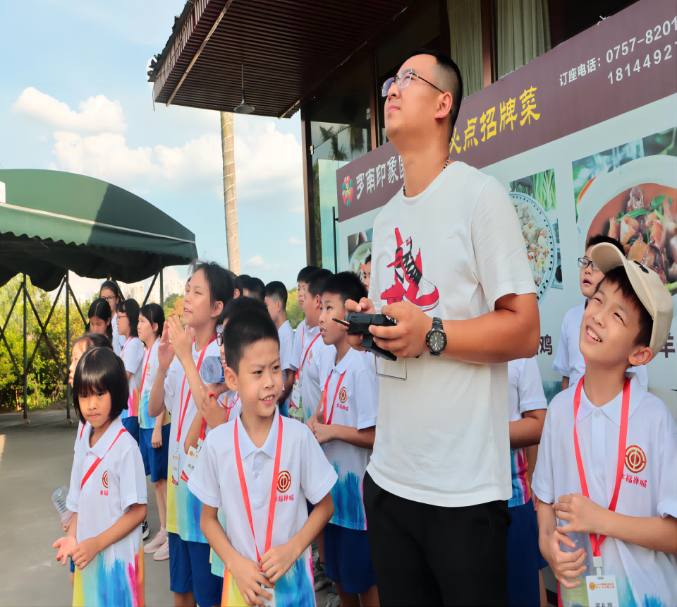 禅城总工会职工子女夏令营|无人机霸气开营